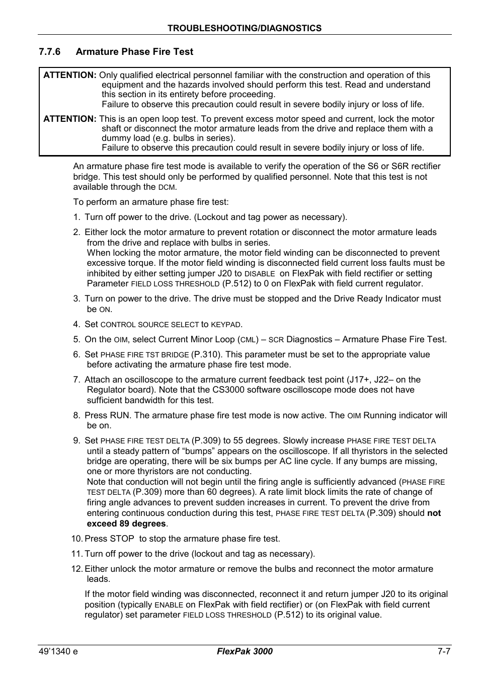 Rockwell Automation FlexPak 3000 Power Module Version 4.2 User Manual | Page 79 / 216