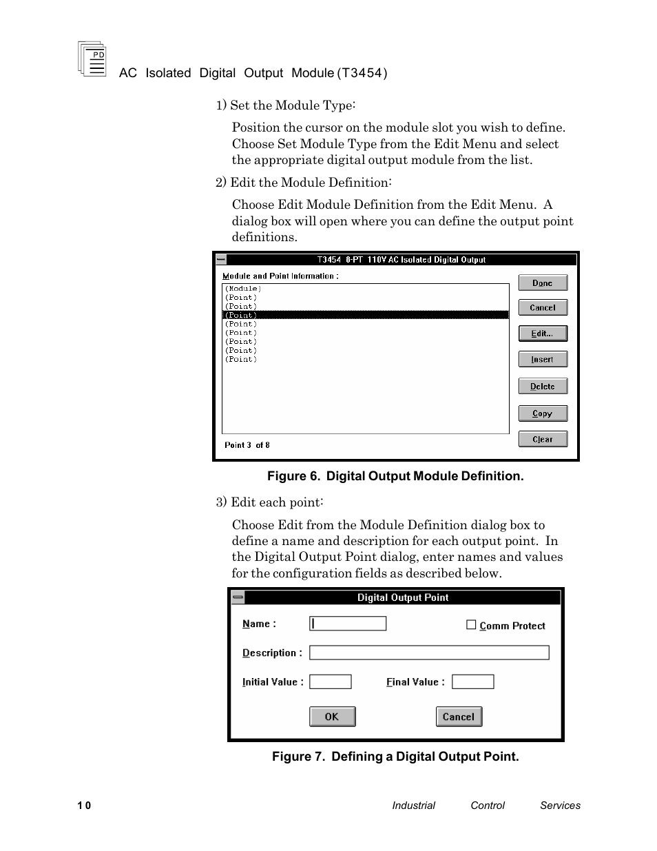 Rockwell Automation T3454 ICS Regent AC Isolated Digital Output Module 110 VAC User Manual | Page 10 / 14