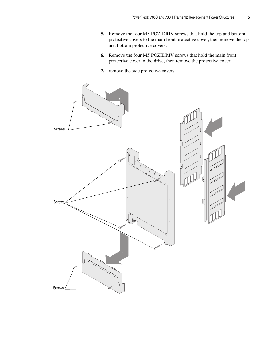 Rockwell Automation 20D PowerFlex 700H/S Frame 12 Replacement Power Structure User Manual | Page 5 / 28