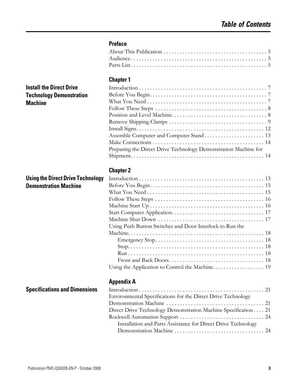 Rockwell Automation Direct Drive Technology Demonstration Machine User Manual | Page 3 / 24