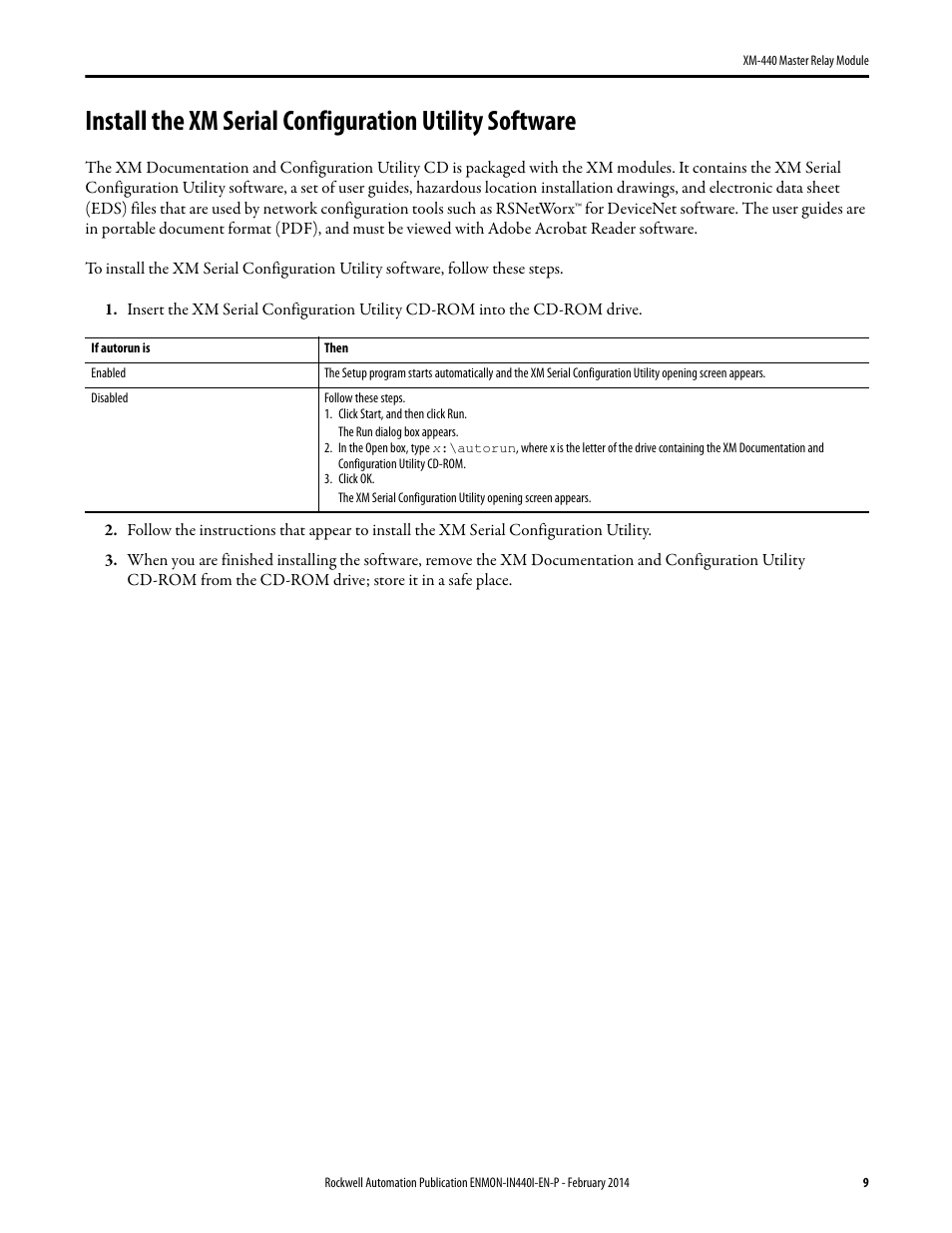 Rockwell Automation 1440-RMA00-04RC XM-440 Master Relay Module User Manual | Page 9 / 12