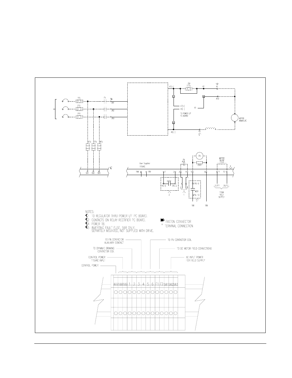 C.2 wire control power to the drive | Rockwell Automation FlexPak 3000 DC Drive Version 4.3 User Manual | Page 93 / 104