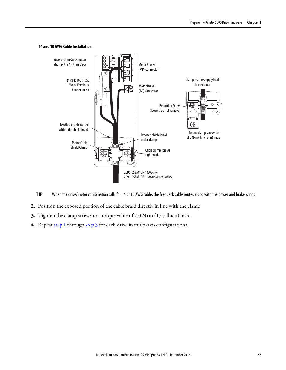 Rockwell Automation Logix5000 Control Systems: Connect Kinetix 5500 Drives on EtherNet/IP Network Quick Start User Manual | Page 27 / 48