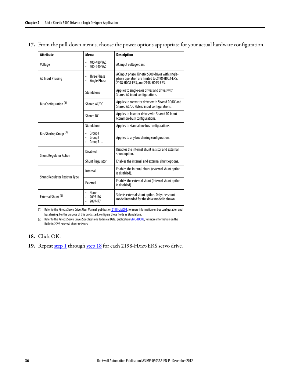 Rockwell Automation Logix5000 Control Systems: Connect Kinetix 5500 Drives on EtherNet/IP Network Quick Start User Manual | Page 36 / 48