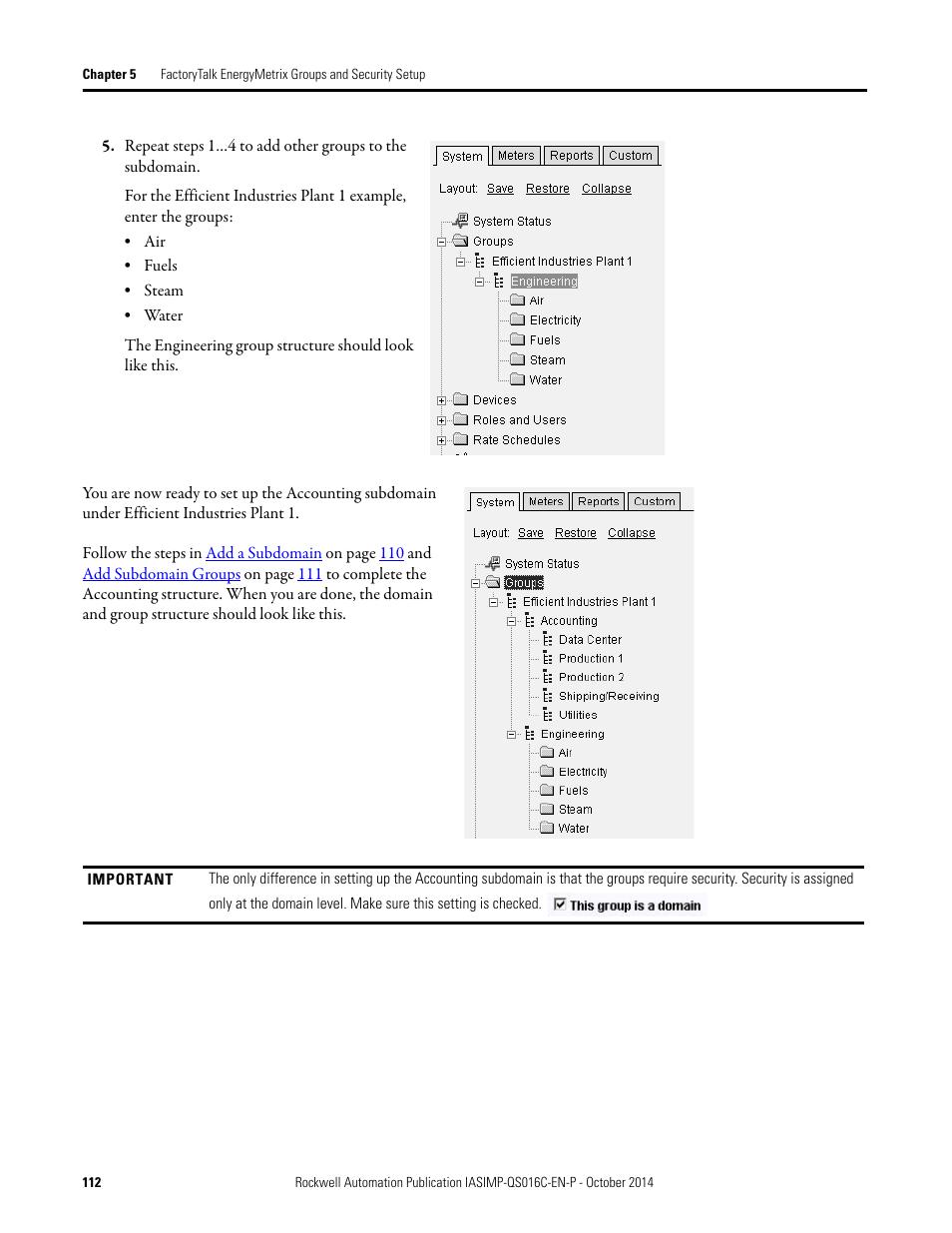 Rockwell Automation Energy Management Accelerator Toolkit Quick Start User Manual | Page 112 / 452
