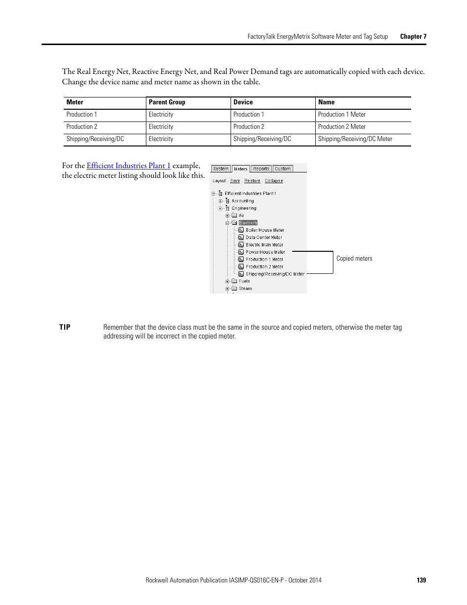 Rockwell Automation Energy Management Accelerator Toolkit Quick Start User Manual | Page 139 / 452