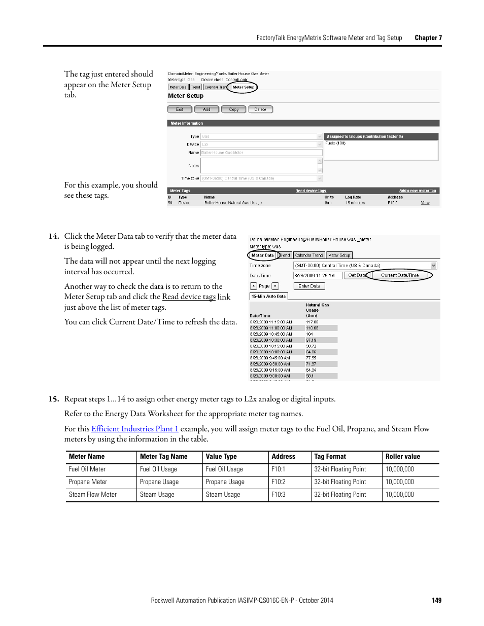 Rockwell Automation Energy Management Accelerator Toolkit Quick Start User Manual | Page 149 / 452
