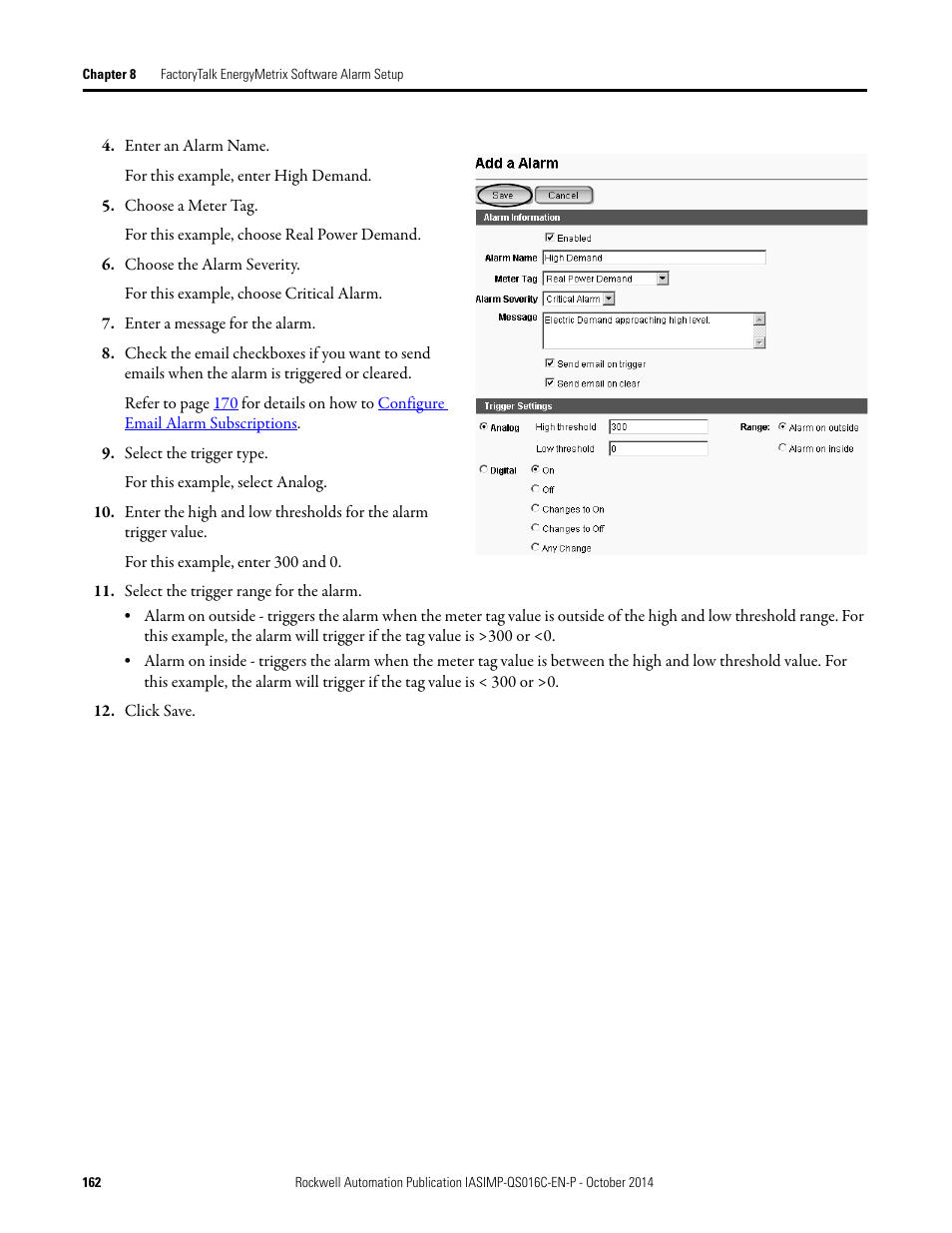 Rockwell Automation Energy Management Accelerator Toolkit Quick Start User Manual | Page 162 / 452