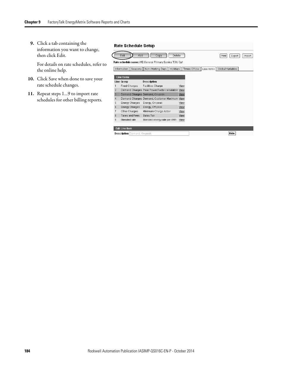 Rockwell Automation Energy Management Accelerator Toolkit Quick Start User Manual | Page 184 / 452