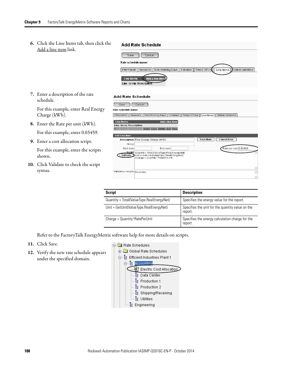 Rockwell Automation Energy Management Accelerator Toolkit Quick Start User Manual | Page 188 / 452