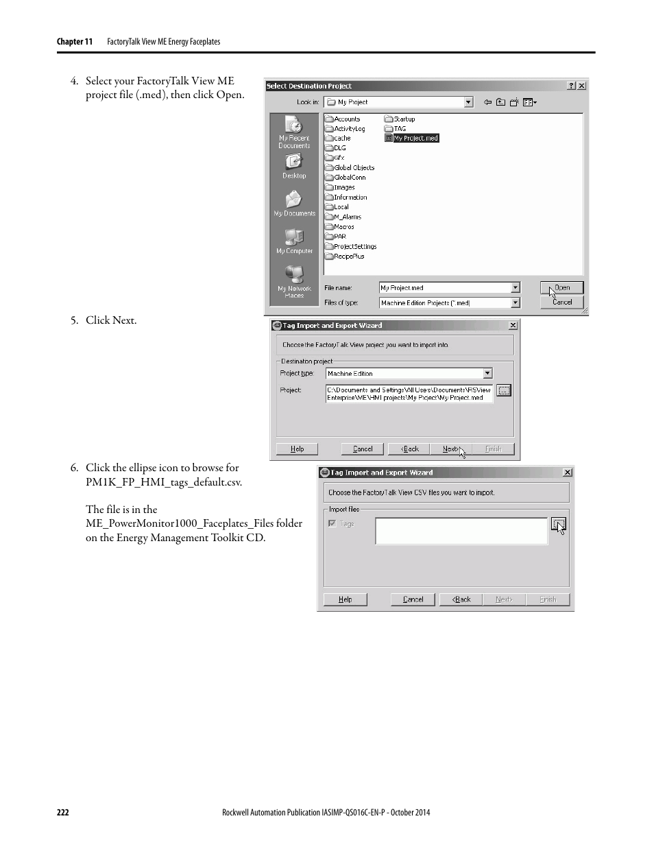 Rockwell Automation Energy Management Accelerator Toolkit Quick Start User Manual | Page 222 / 452