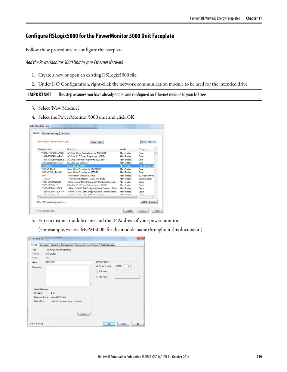 Rockwell Automation Energy Management Accelerator Toolkit Quick Start User Manual | Page 239 / 452