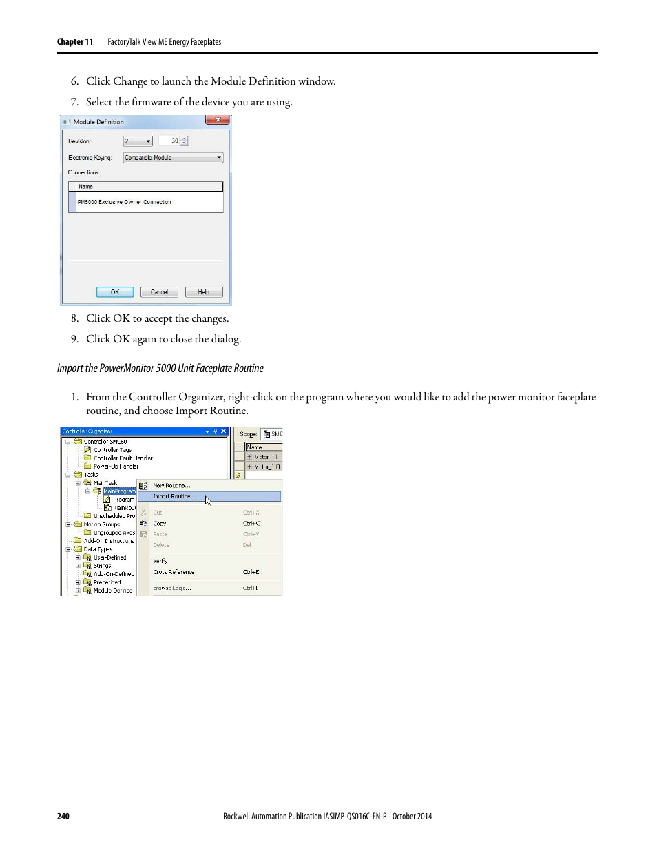 Rockwell Automation Energy Management Accelerator Toolkit Quick Start User Manual | Page 240 / 452