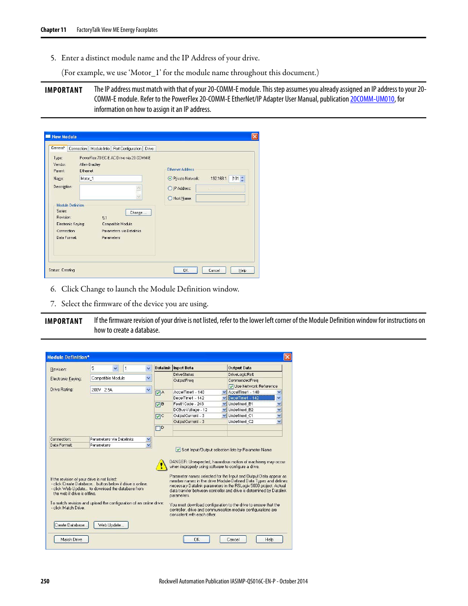 Rockwell Automation Energy Management Accelerator Toolkit Quick Start User Manual | Page 250 / 452