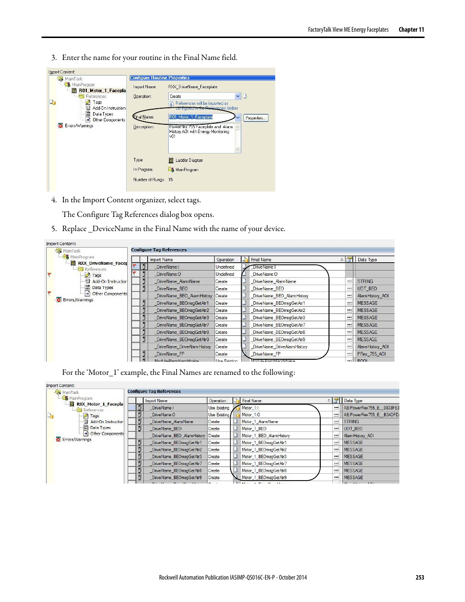 Rockwell Automation Energy Management Accelerator Toolkit Quick Start User Manual | Page 253 / 452