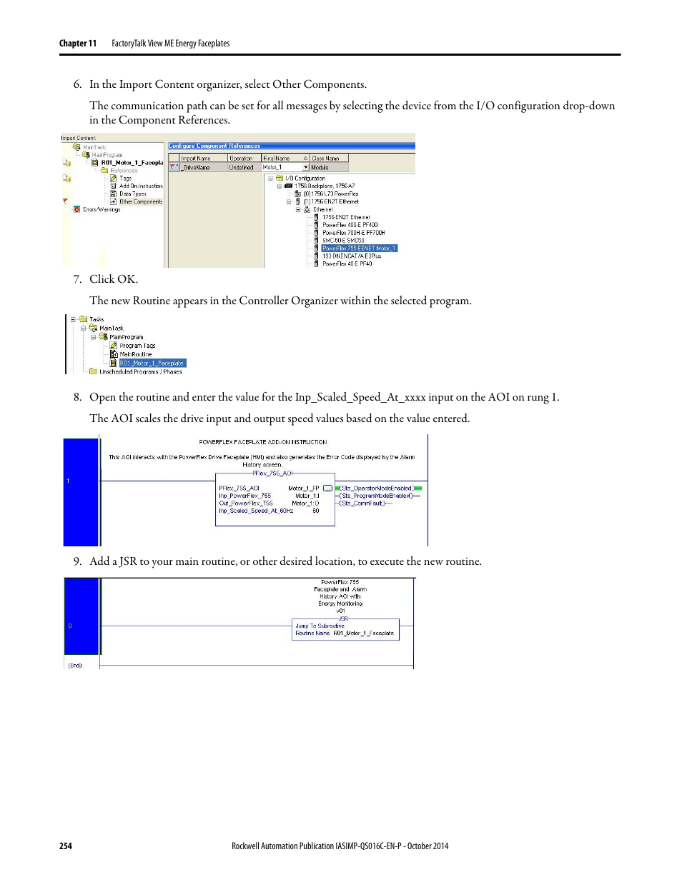 Rockwell Automation Energy Management Accelerator Toolkit Quick Start User Manual | Page 254 / 452