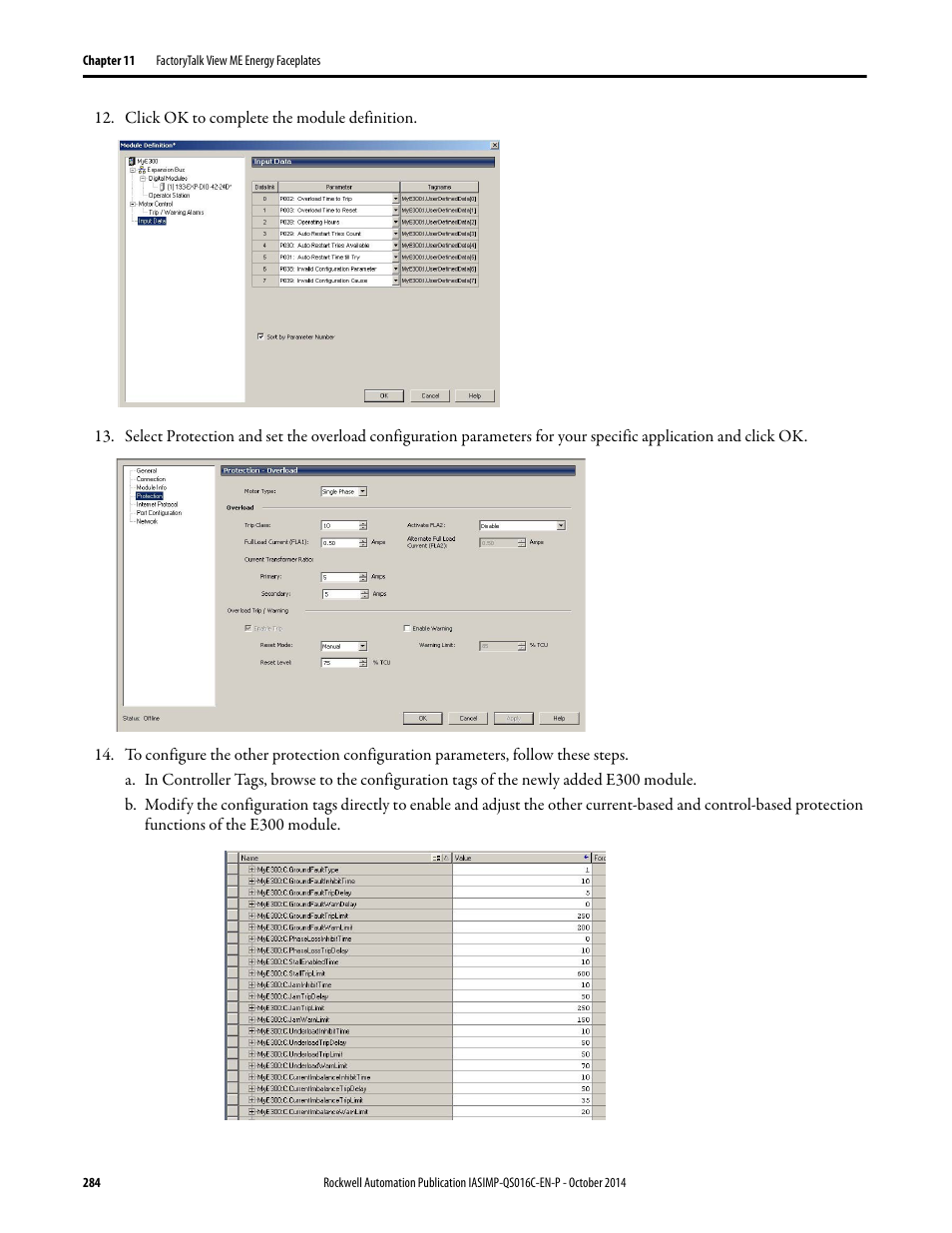 Rockwell Automation Energy Management Accelerator Toolkit Quick Start User Manual | Page 284 / 452