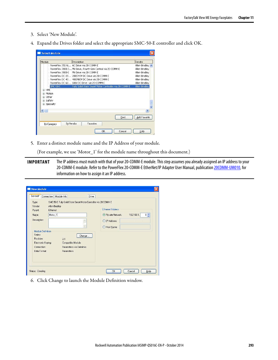 Rockwell Automation Energy Management Accelerator Toolkit Quick Start User Manual | Page 293 / 452