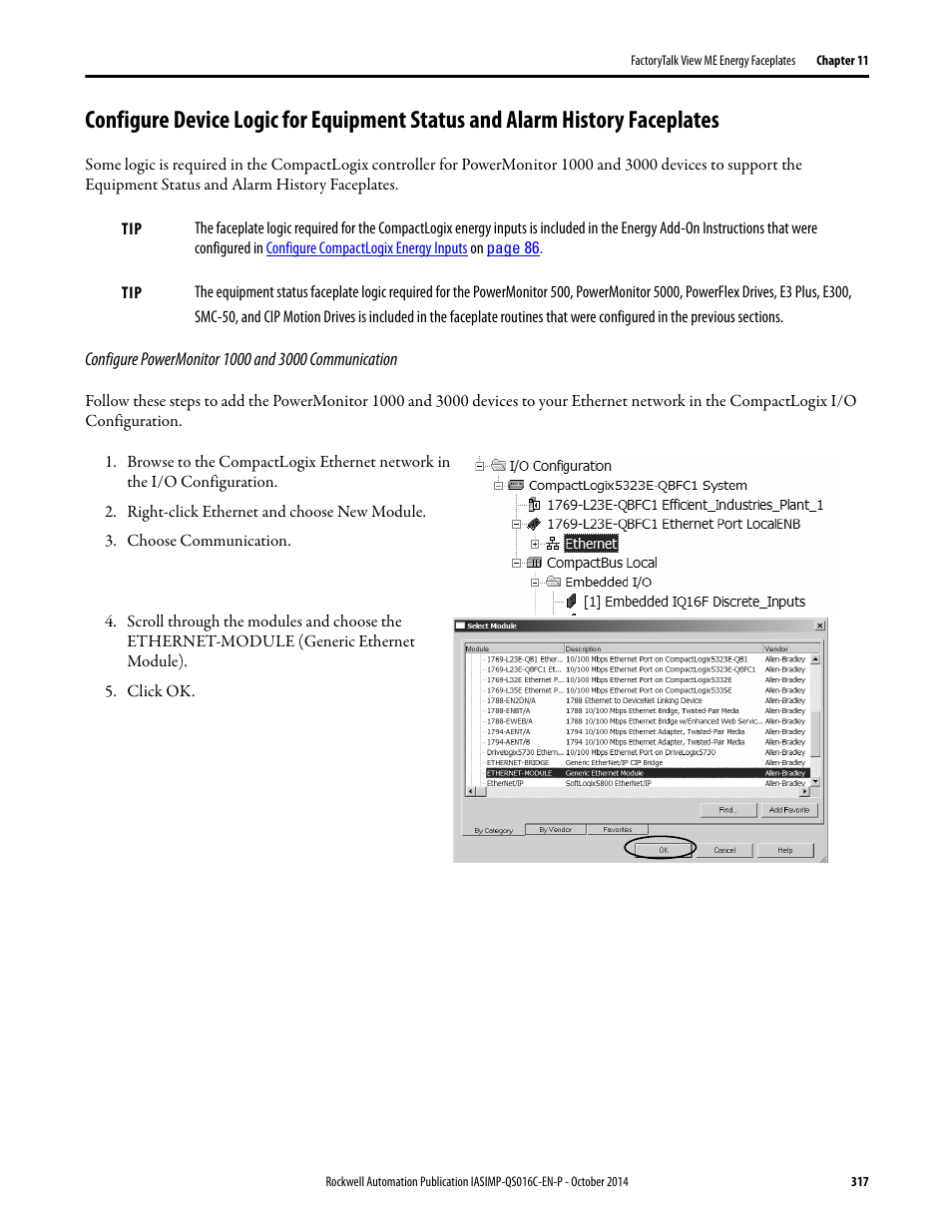 Rockwell Automation Energy Management Accelerator Toolkit Quick Start User Manual | Page 317 / 452