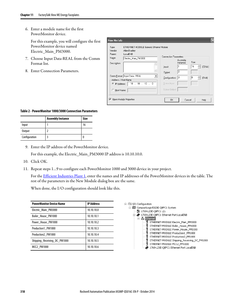 Rockwell Automation Energy Management Accelerator Toolkit Quick Start User Manual | Page 318 / 452