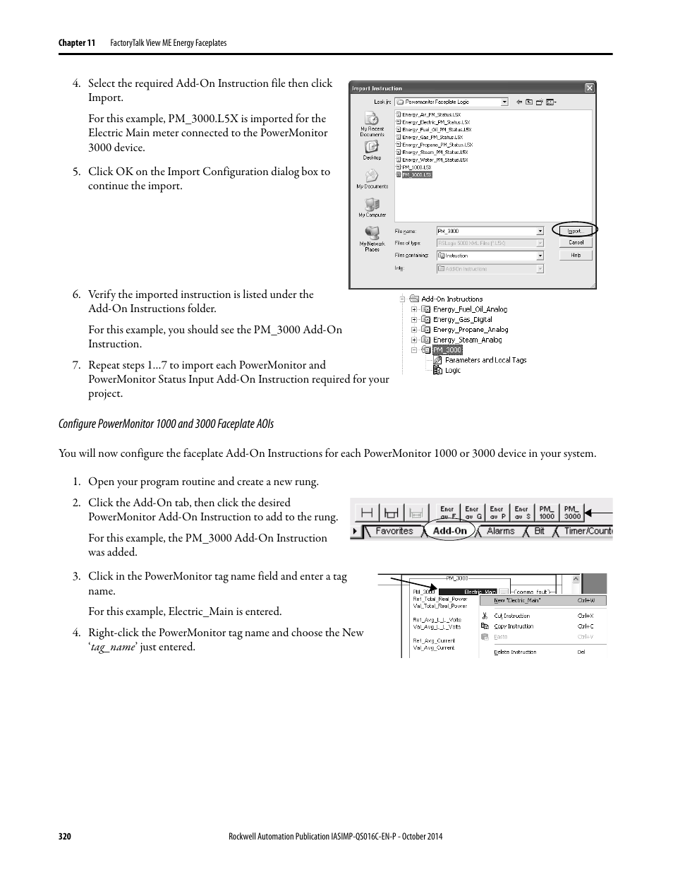 Rockwell Automation Energy Management Accelerator Toolkit Quick Start User Manual | Page 320 / 452