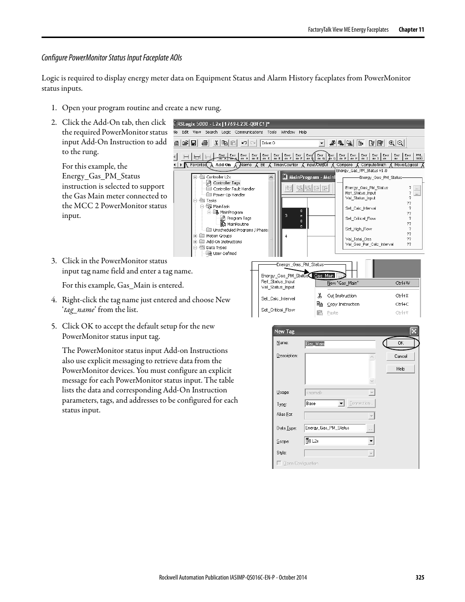 Rockwell Automation Energy Management Accelerator Toolkit Quick Start User Manual | Page 325 / 452