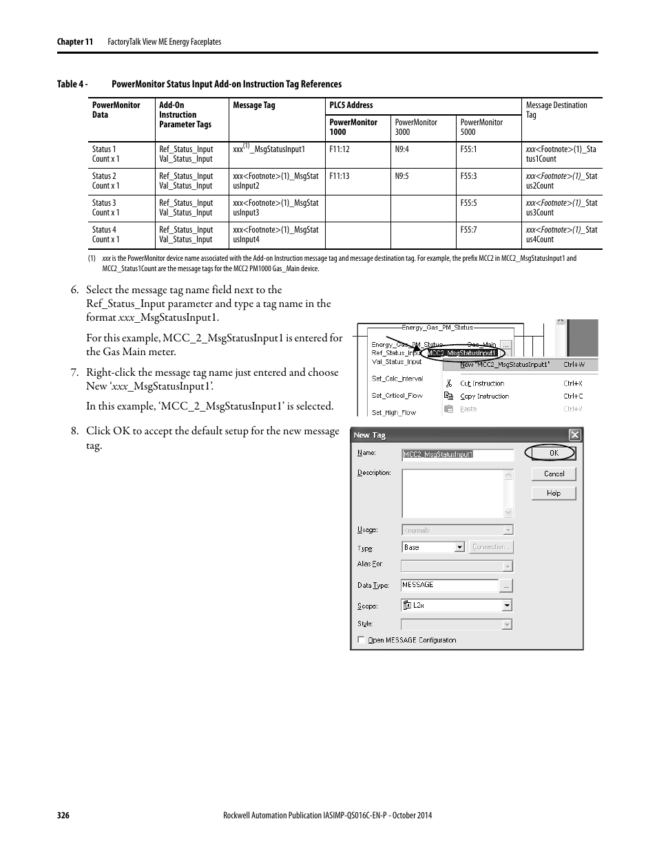 Rockwell Automation Energy Management Accelerator Toolkit Quick Start User Manual | Page 326 / 452