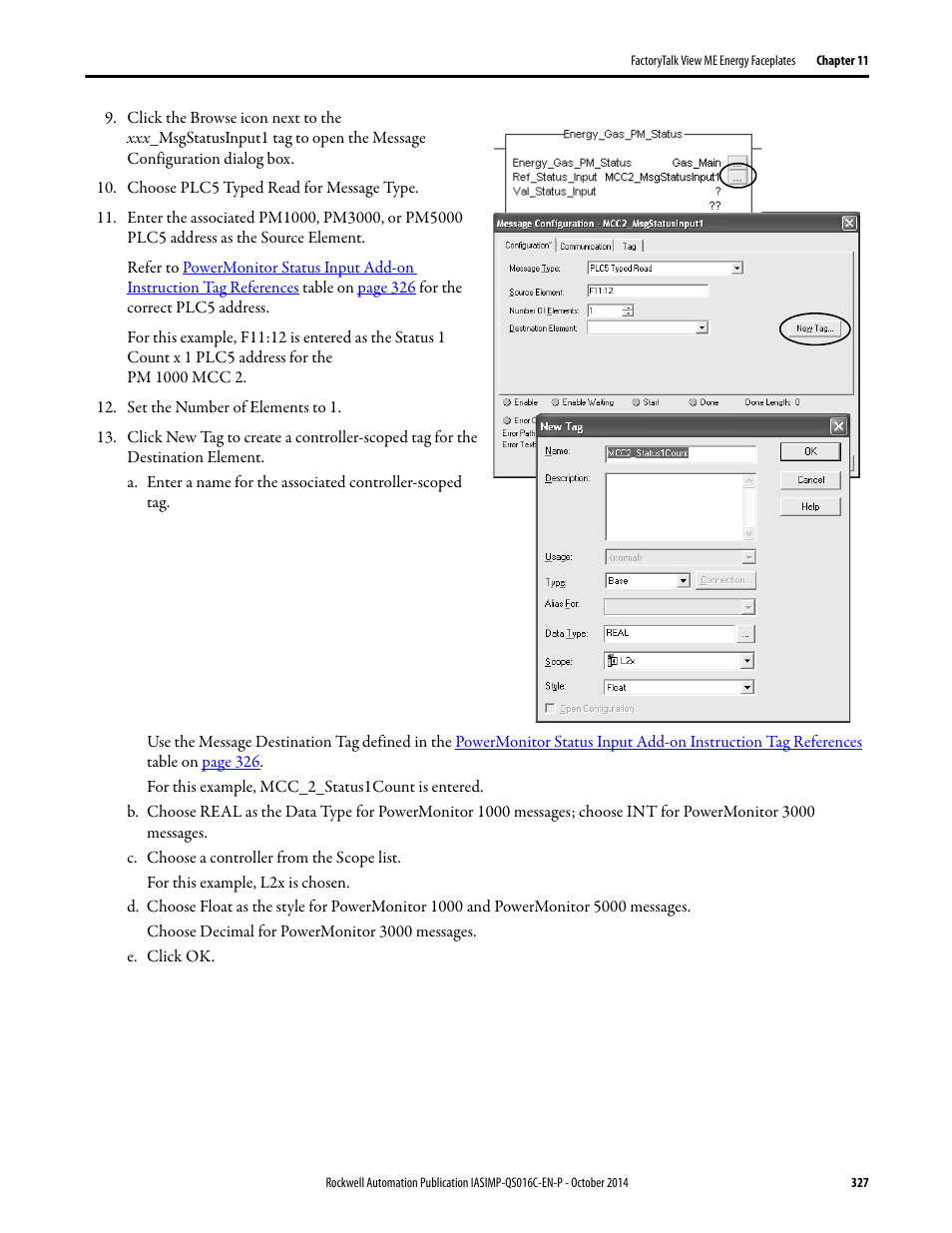 Rockwell Automation Energy Management Accelerator Toolkit Quick Start User Manual | Page 327 / 452