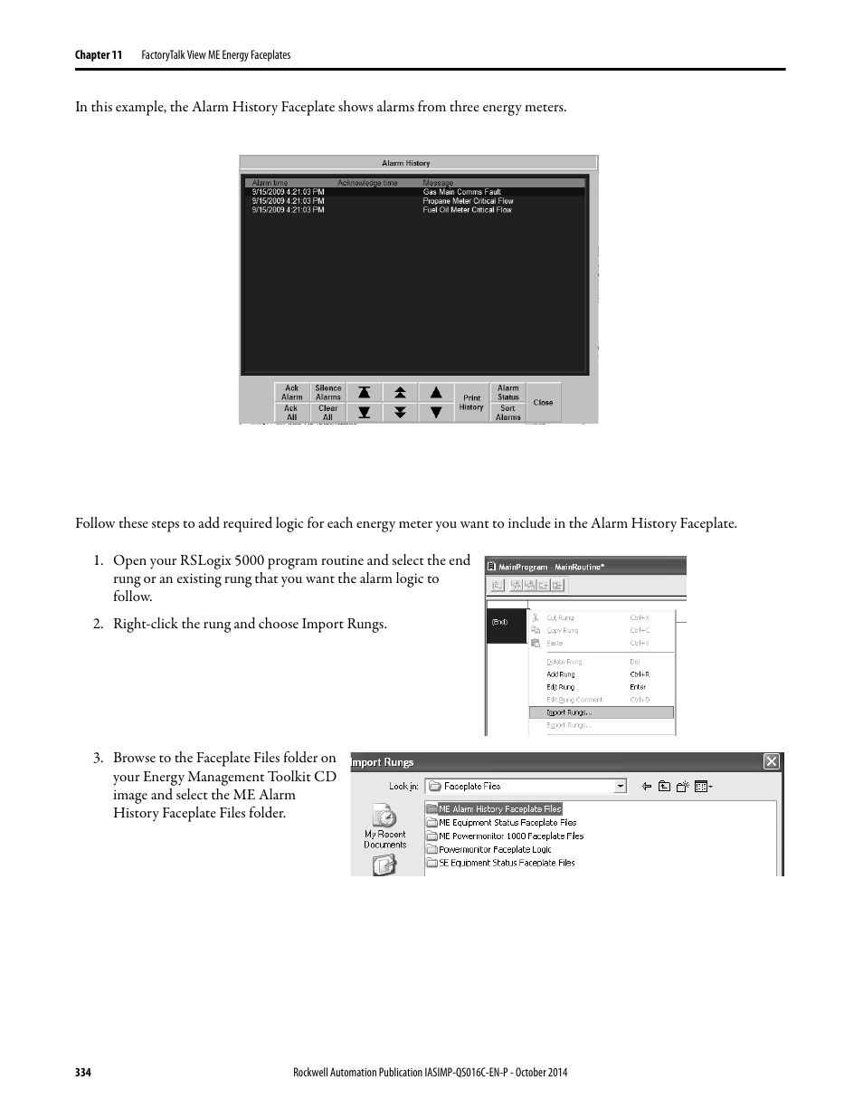 Rockwell Automation Energy Management Accelerator Toolkit Quick Start User Manual | Page 334 / 452