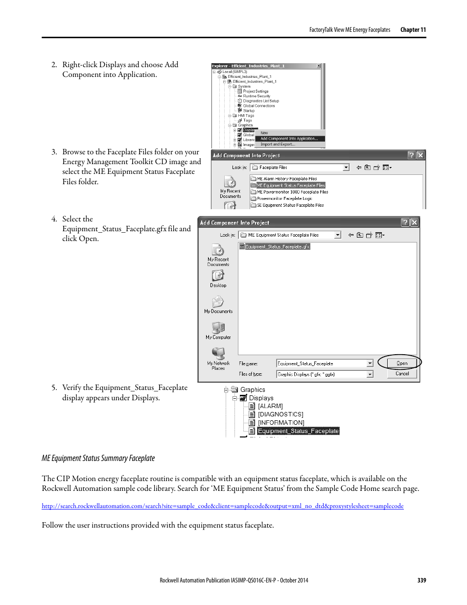 Rockwell Automation Energy Management Accelerator Toolkit Quick Start User Manual | Page 339 / 452