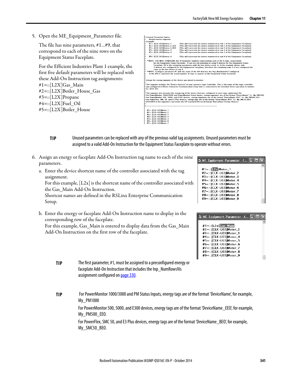 Rockwell Automation Energy Management Accelerator Toolkit Quick Start User Manual | Page 341 / 452