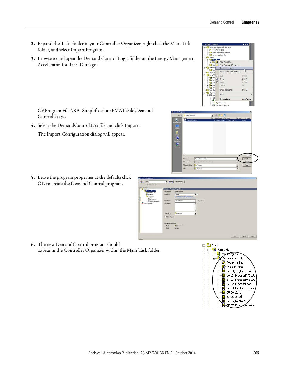 Rockwell Automation Energy Management Accelerator Toolkit Quick Start User Manual | Page 365 / 452