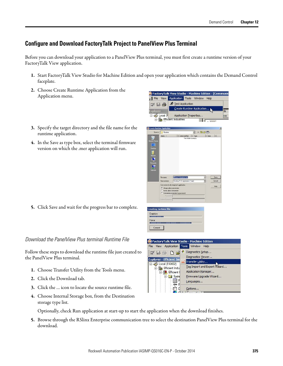 Rockwell Automation Energy Management Accelerator Toolkit Quick Start User Manual | Page 375 / 452