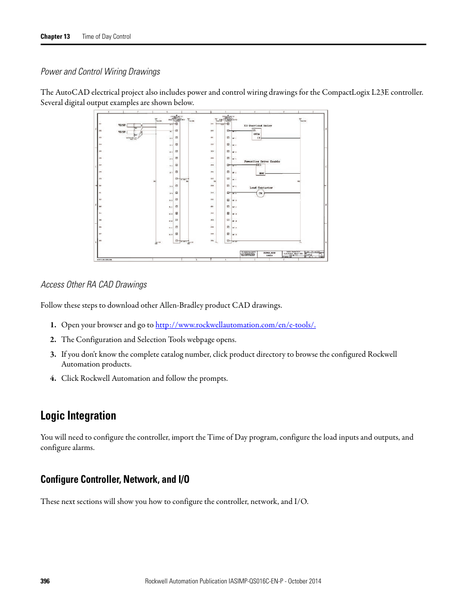 Logic integration, Configure controller, network, and i/o | Rockwell Automation Energy Management Accelerator Toolkit Quick Start User Manual | Page 396 / 452