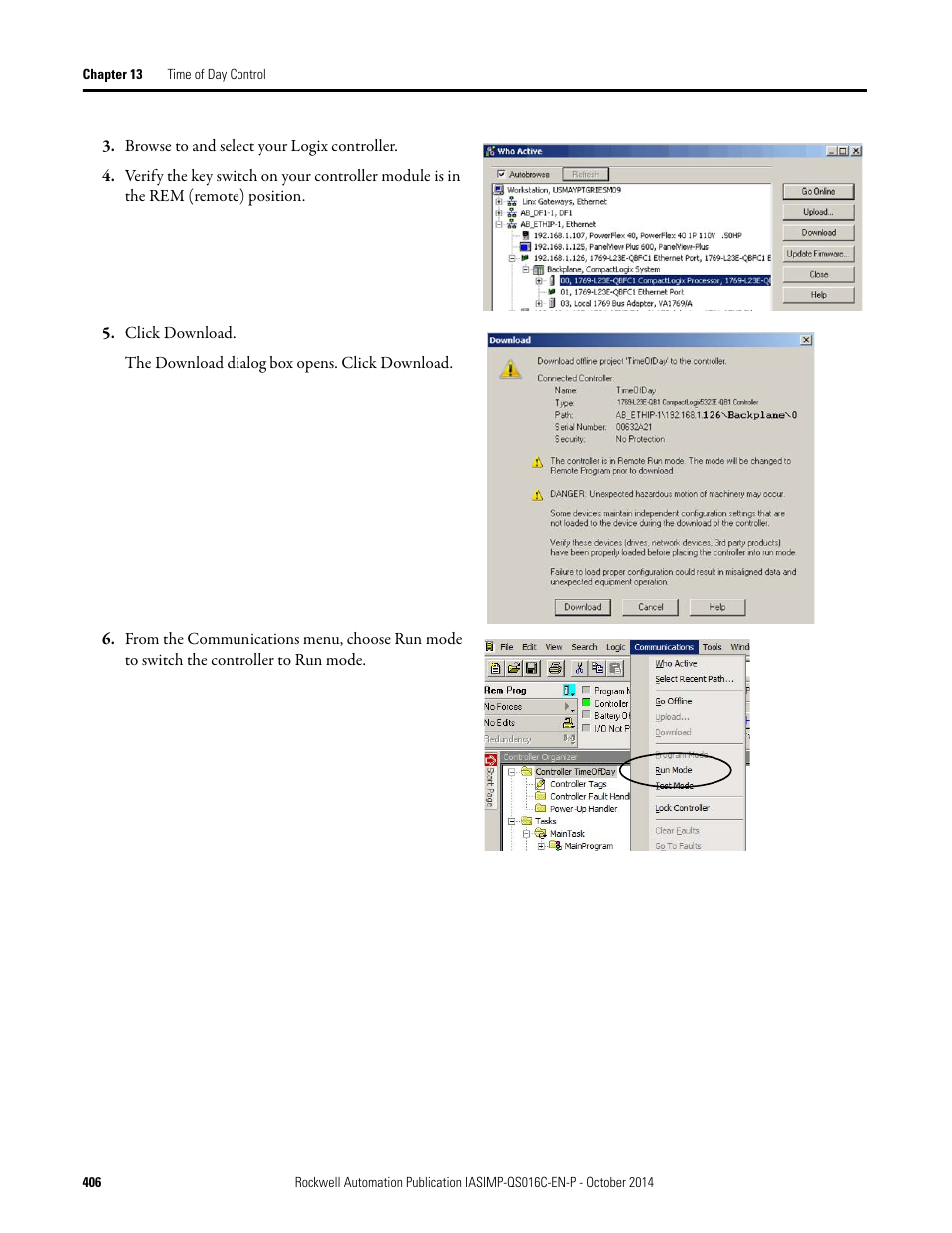 Rockwell Automation Energy Management Accelerator Toolkit Quick Start User Manual | Page 406 / 452