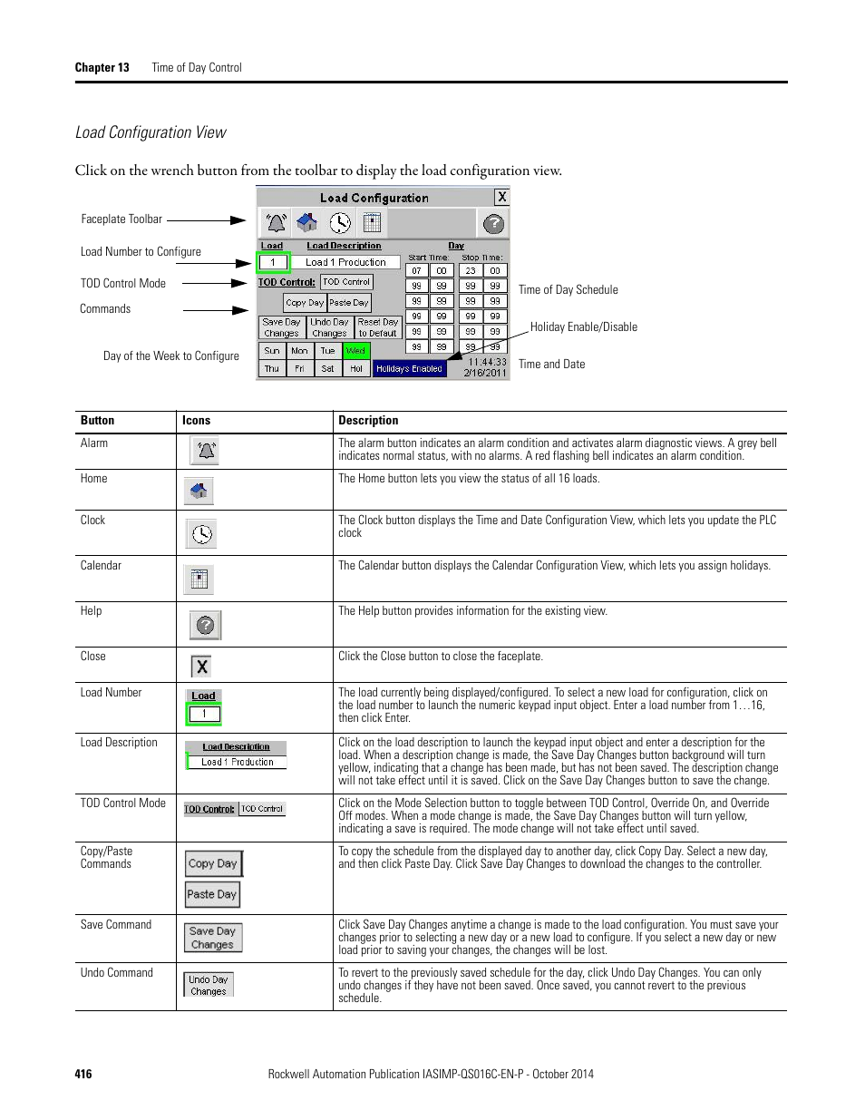 Load configuration view | Rockwell Automation Energy Management Accelerator Toolkit Quick Start User Manual | Page 416 / 452