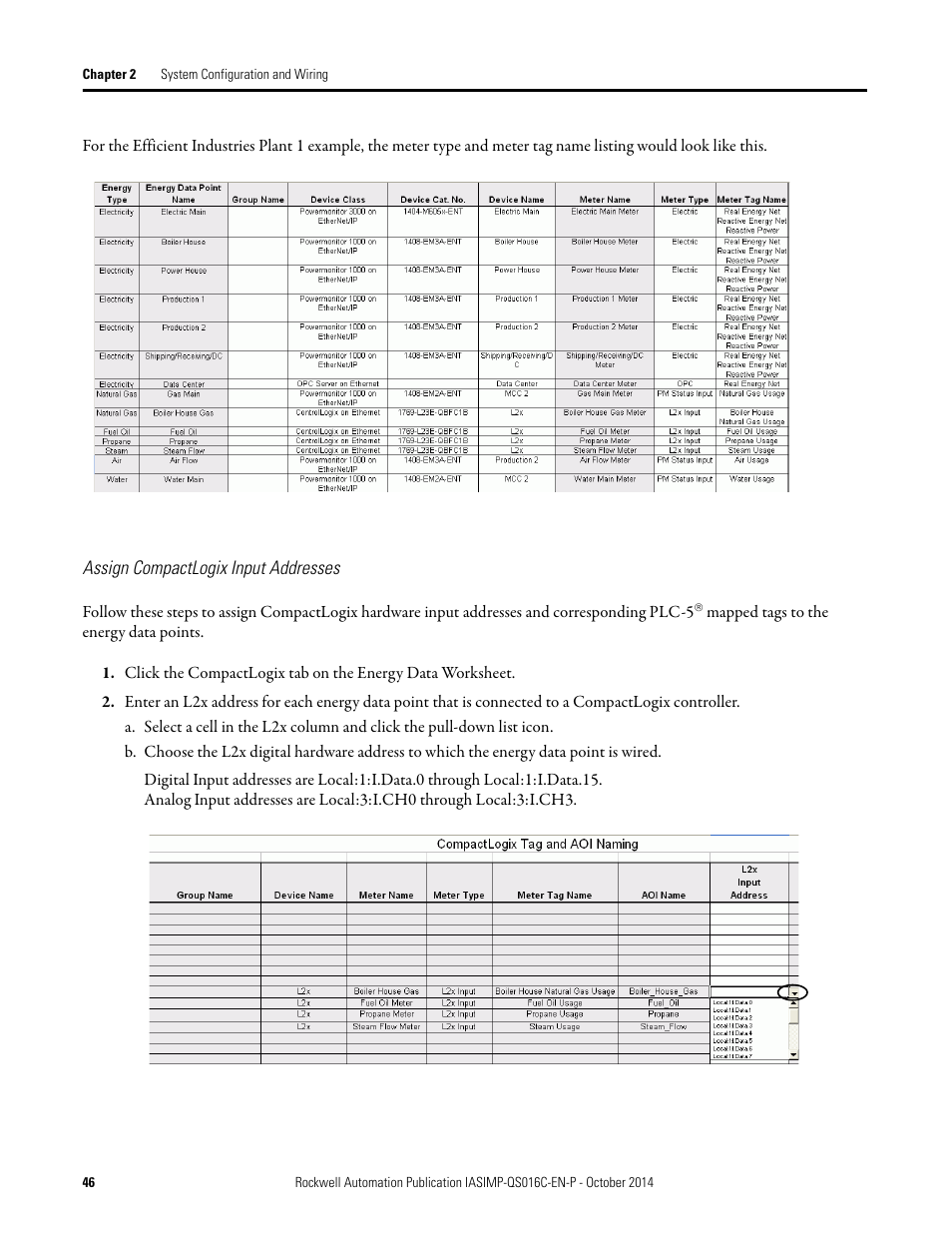 Rockwell Automation Energy Management Accelerator Toolkit Quick Start User Manual | Page 46 / 452