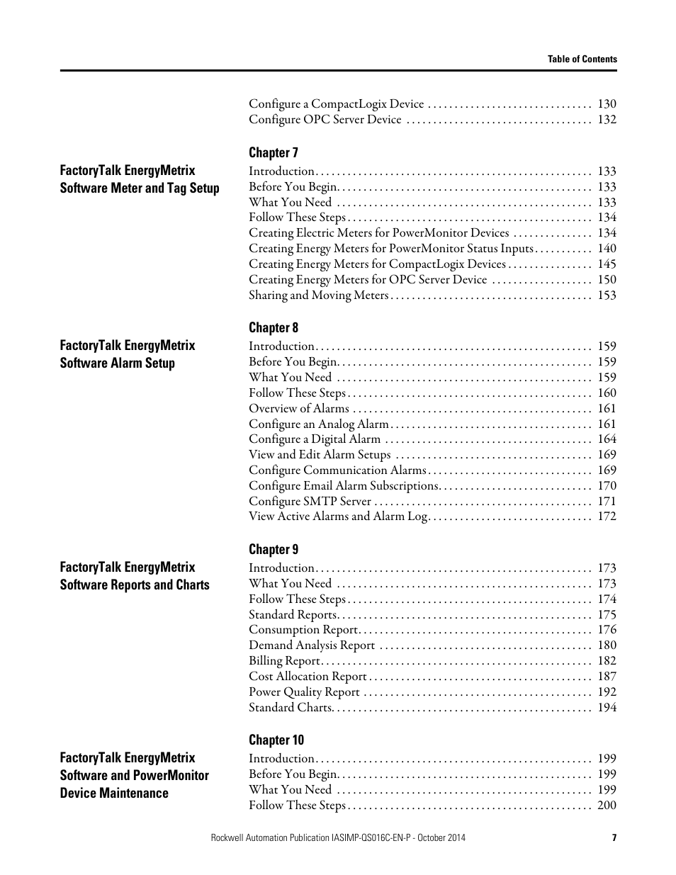 Rockwell Automation Energy Management Accelerator Toolkit Quick Start User Manual | Page 7 / 452