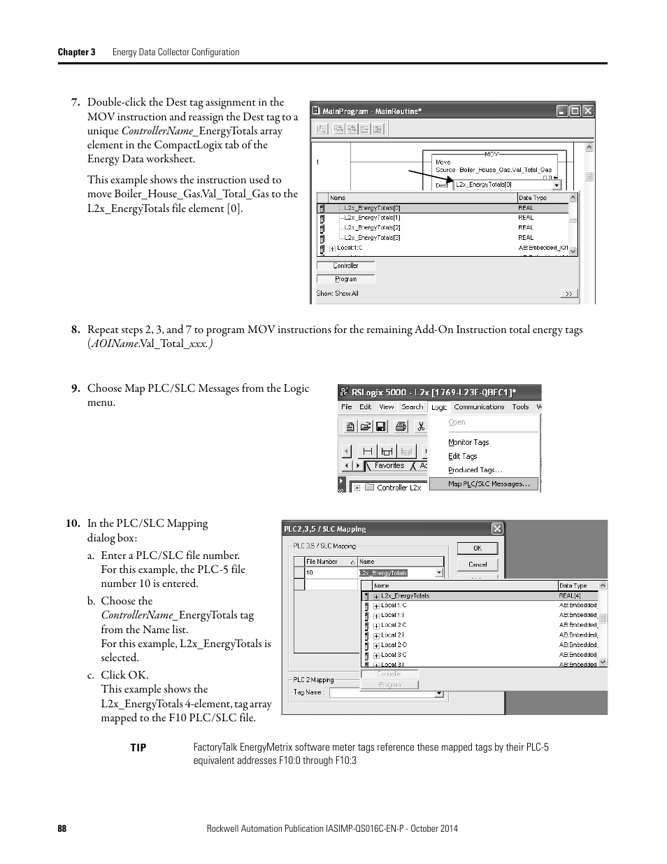 Rockwell Automation Energy Management Accelerator Toolkit Quick Start User Manual | Page 88 / 452