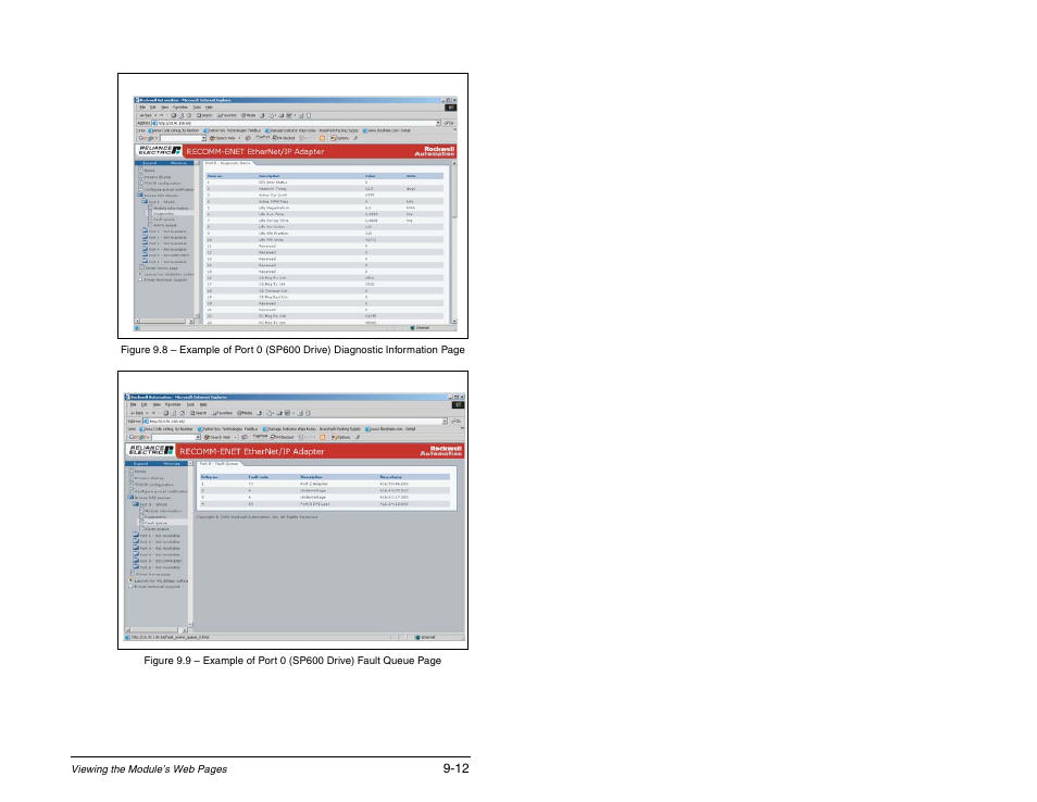 Rockwell Automation RECOMM-ENET EtherNet/IP Communications Module User Manual | Page 114 / 194