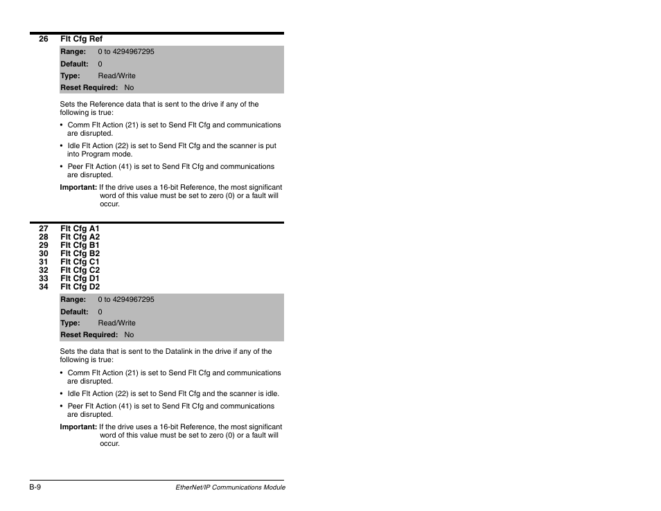 Rockwell Automation RECOMM-ENET EtherNet/IP Communications Module User Manual | Page 127 / 194