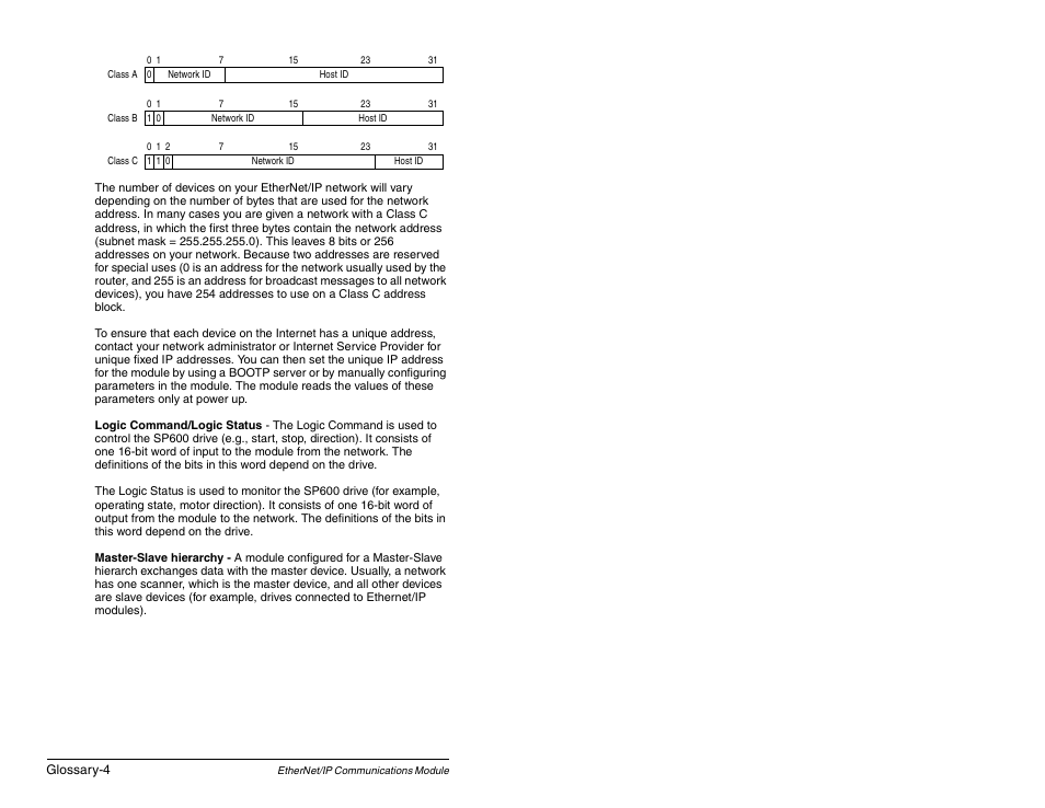 Rockwell Automation RECOMM-ENET EtherNet/IP Communications Module User Manual | Page 182 / 194