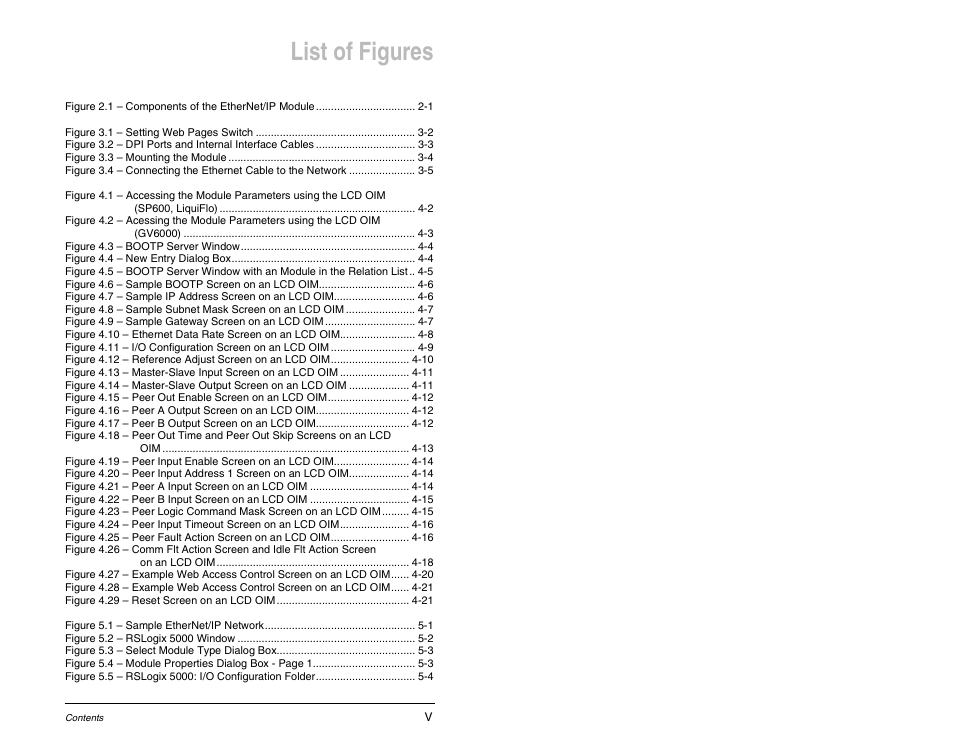 List of figures | Rockwell Automation RECOMM-ENET EtherNet/IP Communications Module User Manual | Page 7 / 194