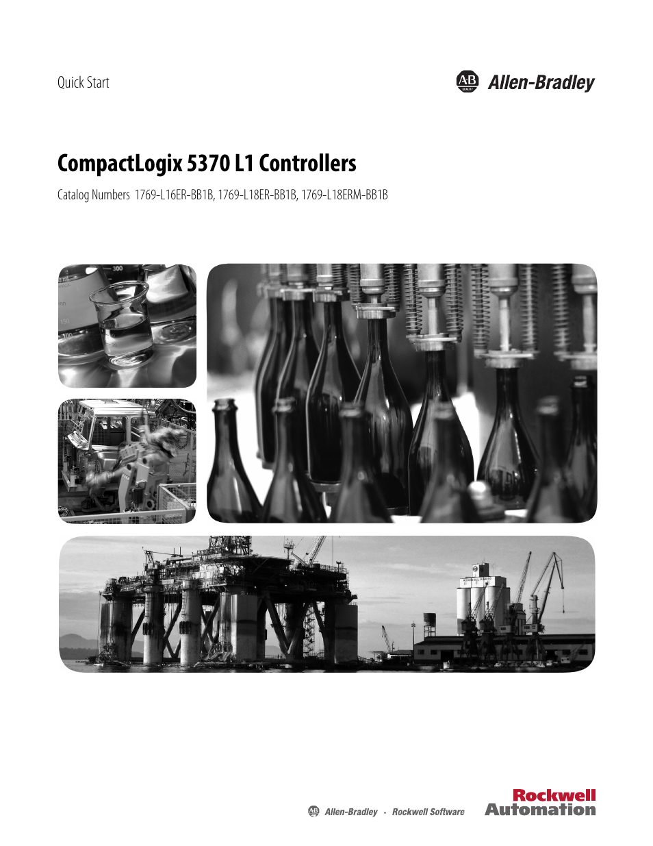 Rockwell Automation 1769-L16ER-BB1B_L18ER-BB1B_L18ERM-BB1B CompactLogix 5370 L1 Controllers System Quick Start User Manual | 76 pages