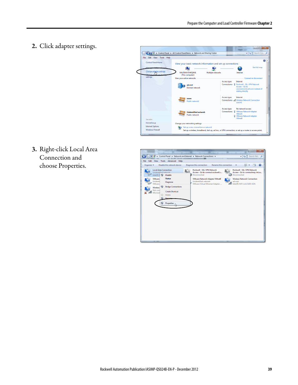 Rockwell Automation 1769-L16ER-BB1B_L18ER-BB1B_L18ERM-BB1B CompactLogix 5370 L1 Controllers System Quick Start User Manual | Page 39 / 76