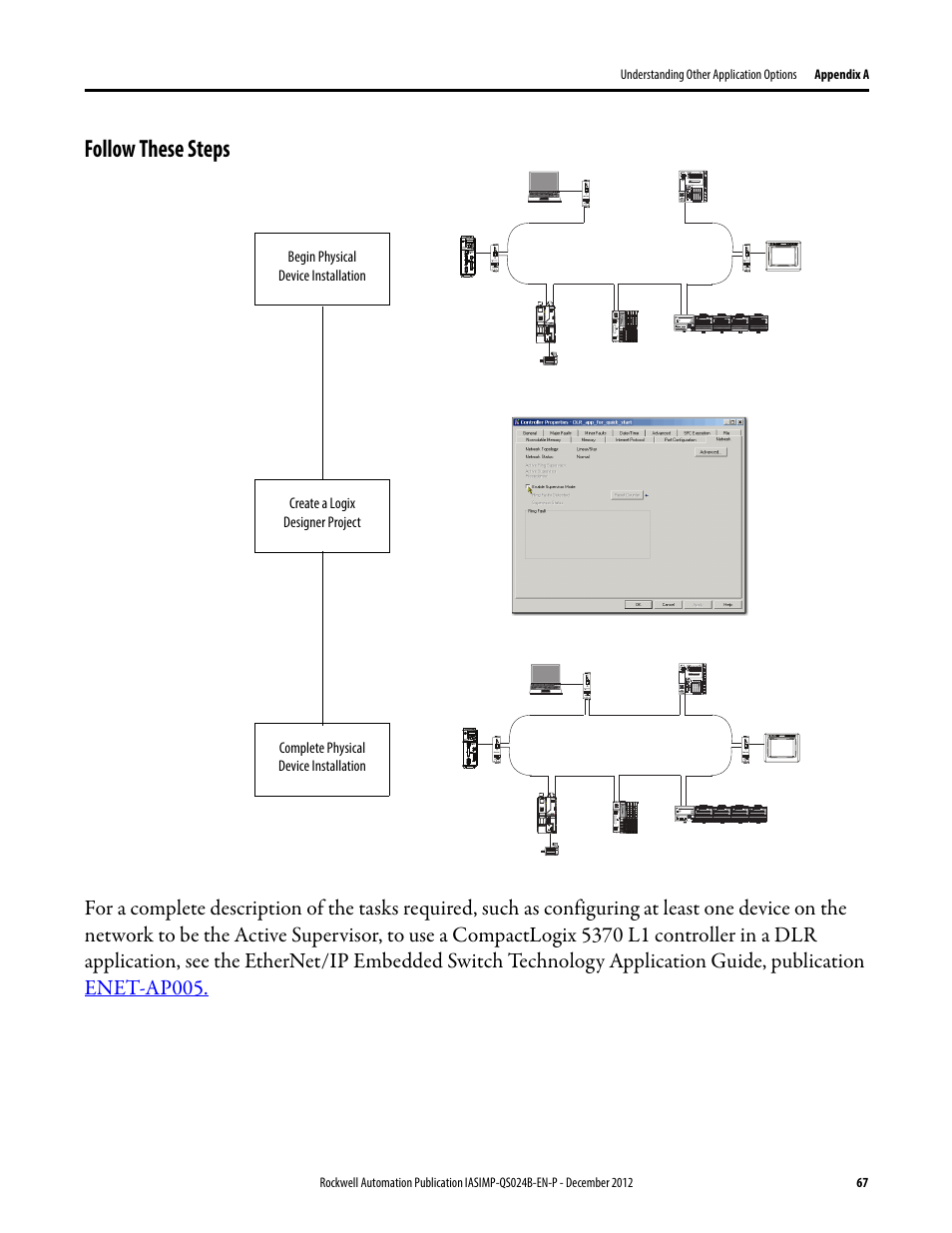 Follow these steps | Rockwell Automation 1769-L16ER-BB1B_L18ER-BB1B_L18ERM-BB1B CompactLogix 5370 L1 Controllers System Quick Start User Manual | Page 67 / 76