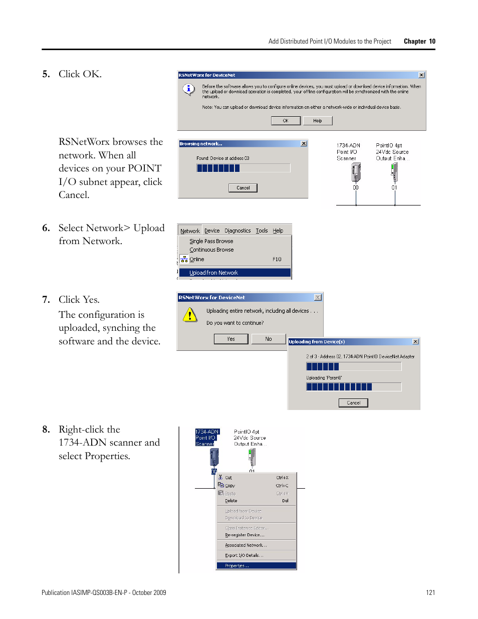 Rockwell Automation 1768-L43 CompactLogix System Quick Start User Manual | Page 121 / 205