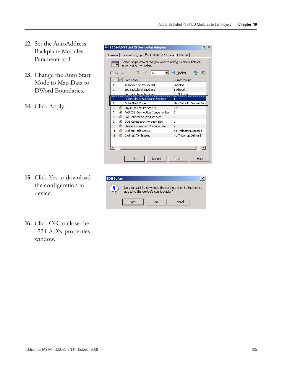 Rockwell Automation 1768-L43 CompactLogix System Quick Start User Manual | Page 125 / 205