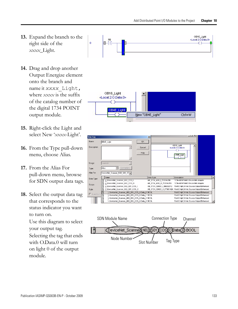 Rockwell Automation 1768-L43 CompactLogix System Quick Start User Manual | Page 133 / 205