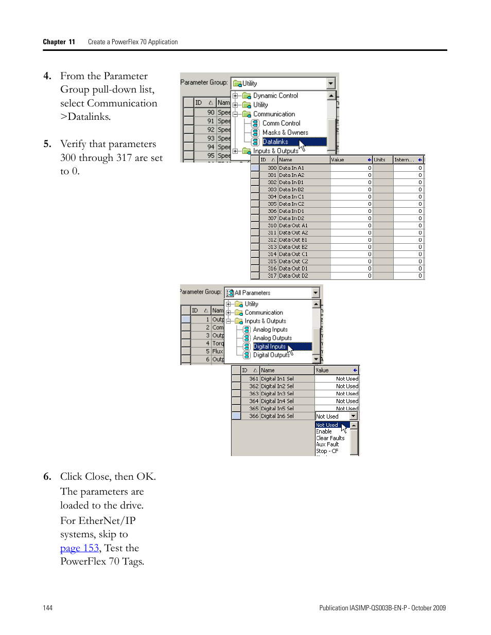 Rockwell Automation 1768-L43 CompactLogix System Quick Start User Manual | Page 144 / 205